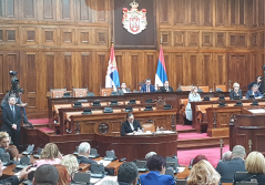 12. februar 2020. Dvadeset treće vanredno zasedanje Narodne skupštine Republike Srbije u Jedanaestom sazivu